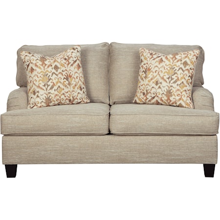 Loveseat with English Arms