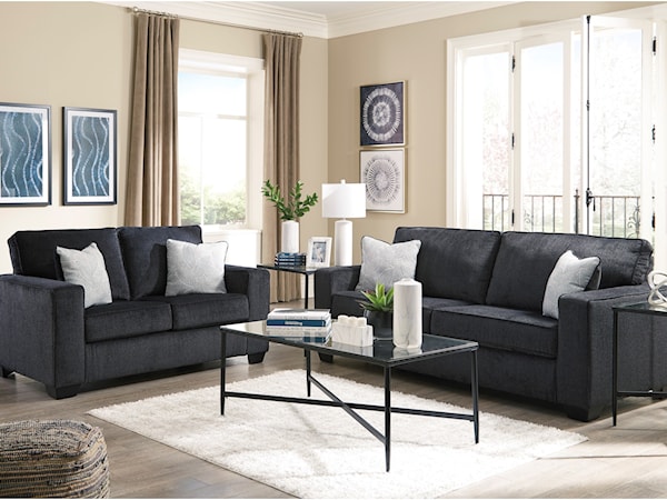 Sofa and Loveseat