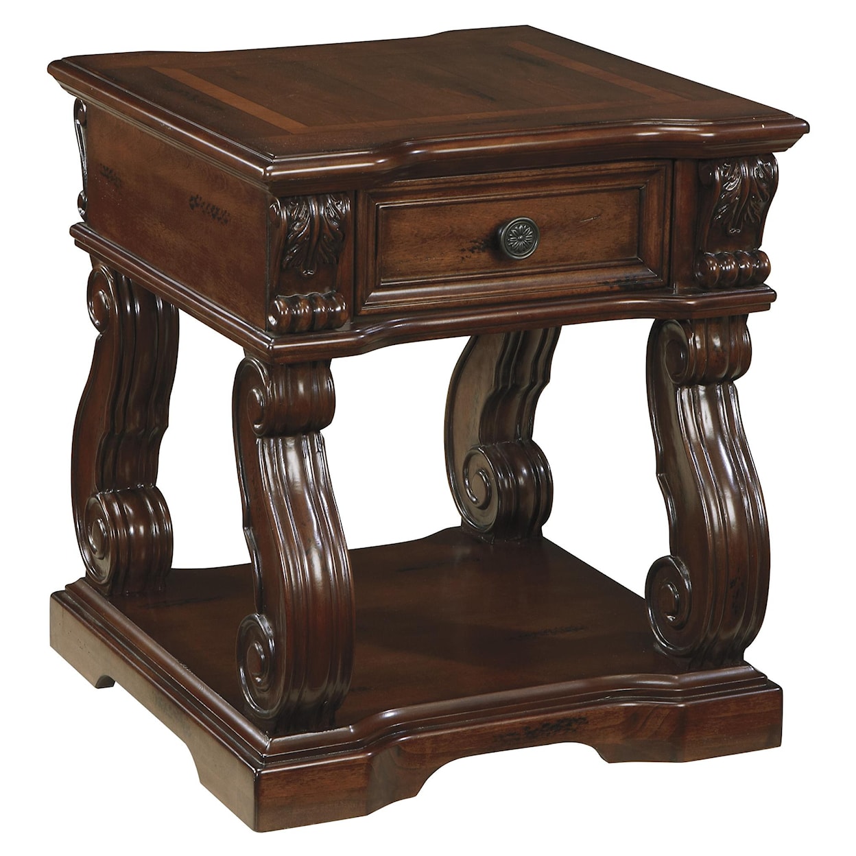 Ashley Furniture Signature Design Alymere Square End Table