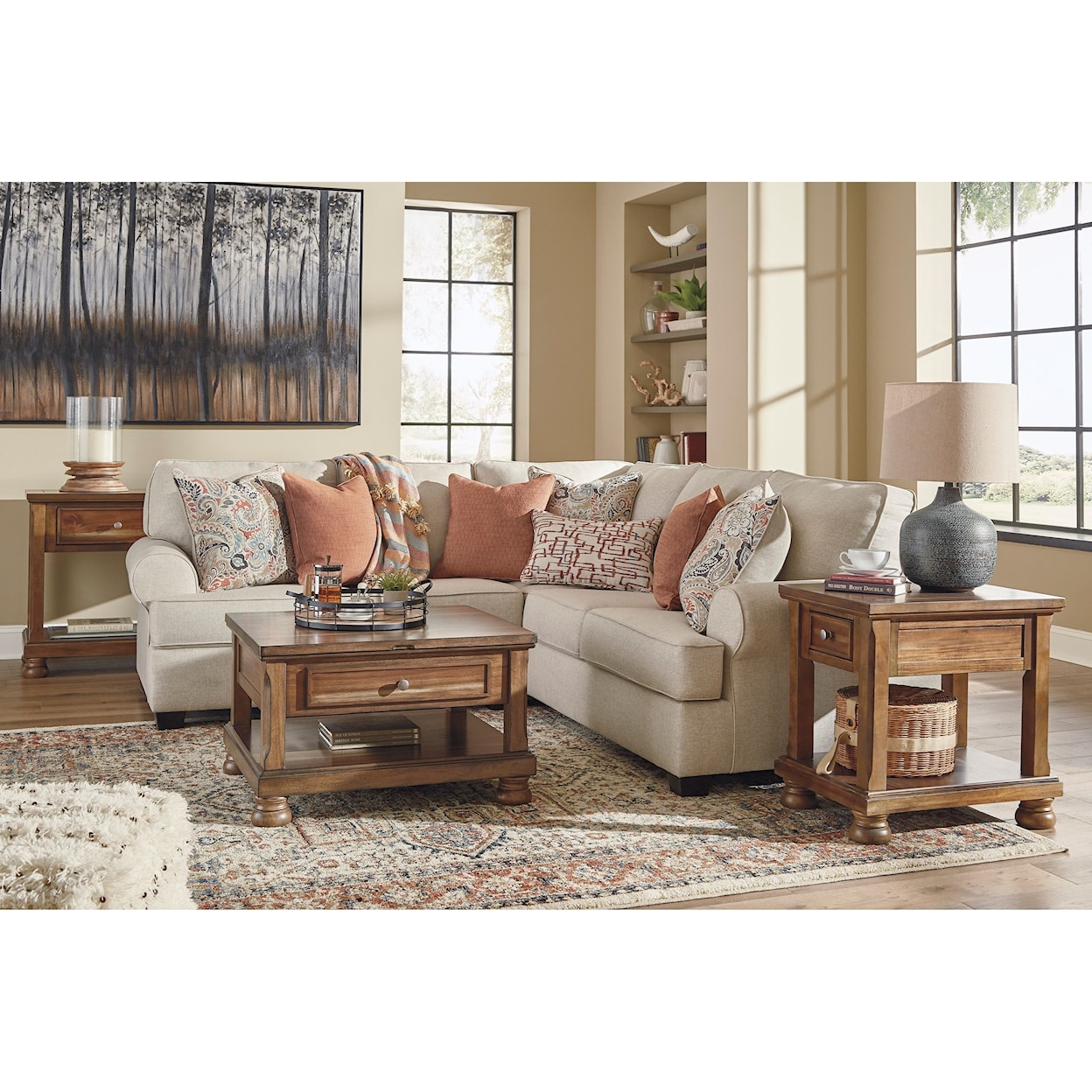 Signature Design by Ashley Amici 2-Piece Corner Sectional