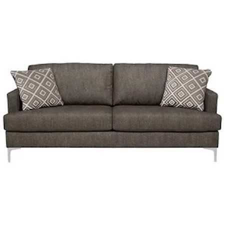 Contemporary RTA Sofa with Metal Legs
