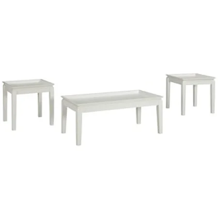 Casual Three Piece Occasional Table Set