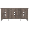 Signature Design by Ashley Arlenbry Large TV Stand w/ Fireplace Insert