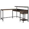 Signature Design by Ashley Arlenbry L-Desk with Storage