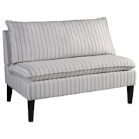 Pinstripe Accent Bench/Settee