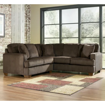 2-Piece Sectional with Right Arm Facing Sofa