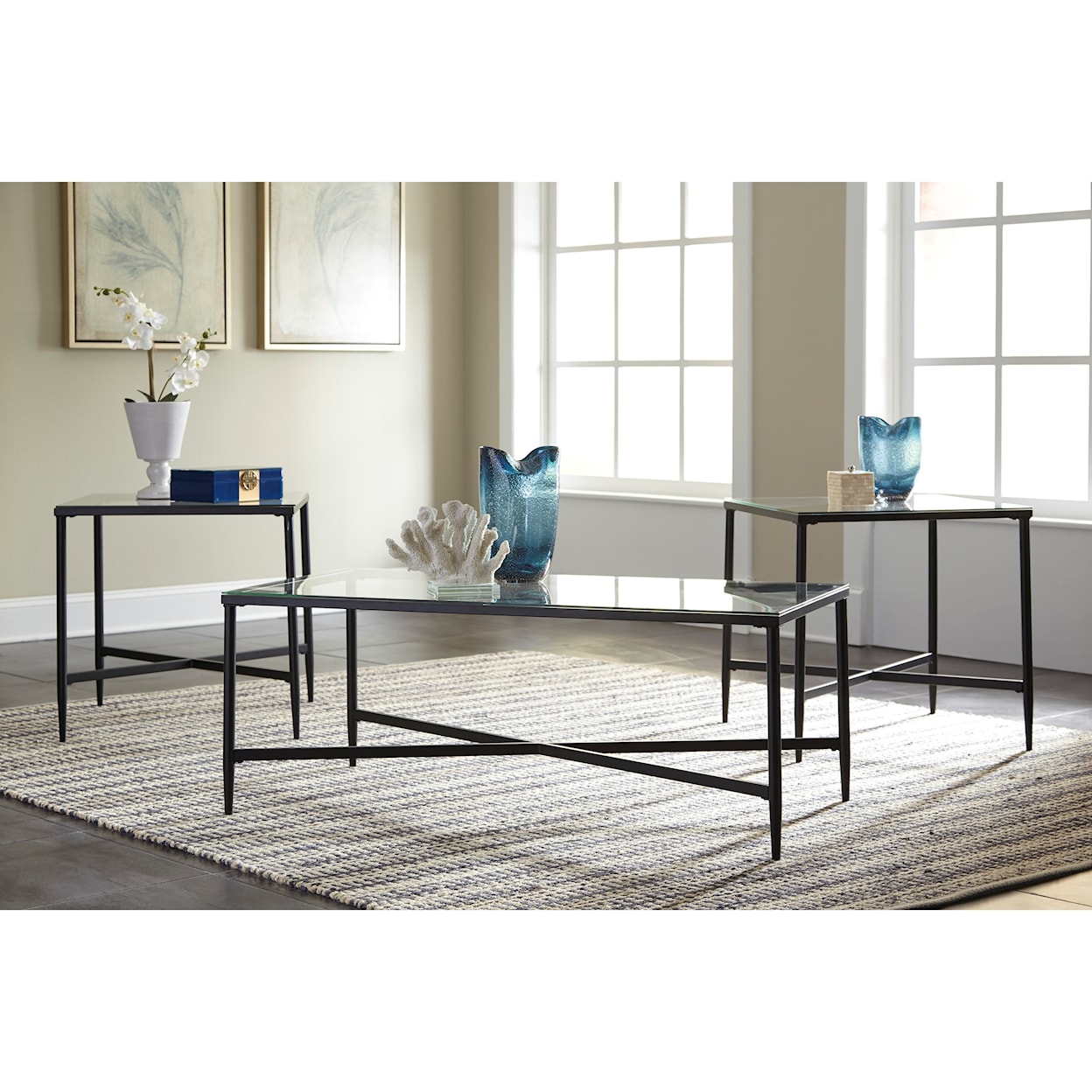Ashley Furniture Signature Design Augeron Occasional Table Set