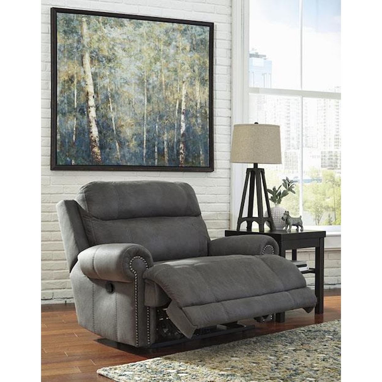 Signature Design by Ashley Austere Zero Wall Recliner