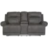 Ashley Signature Design Austere Double Reclining Loveseat w/ Console