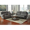 Michael Alan Select Austere Double Reclining Loveseat w/ Console