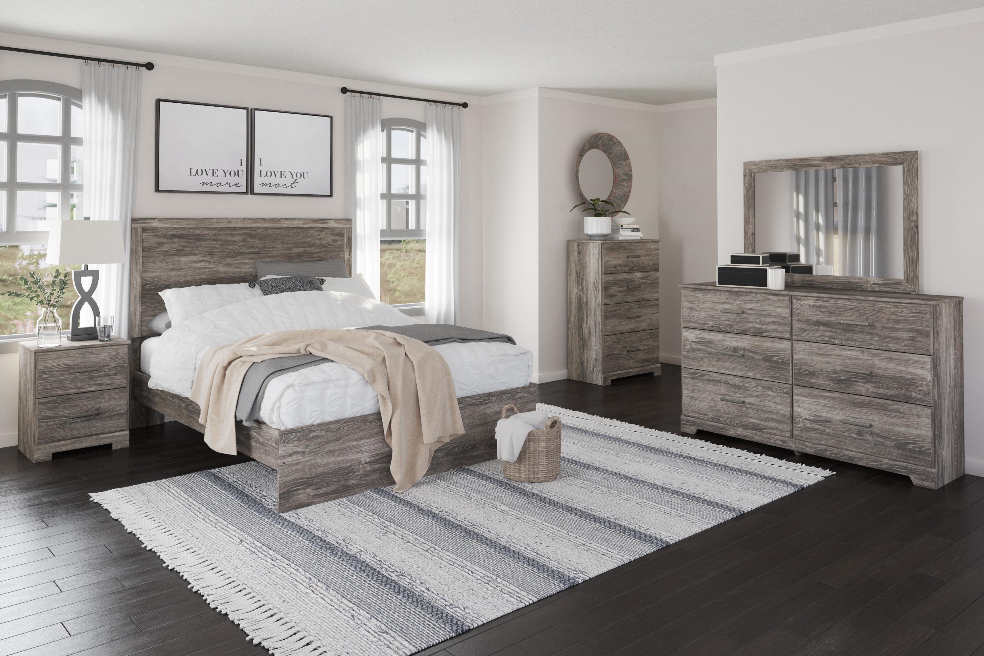 Queen panel bedroom deals set