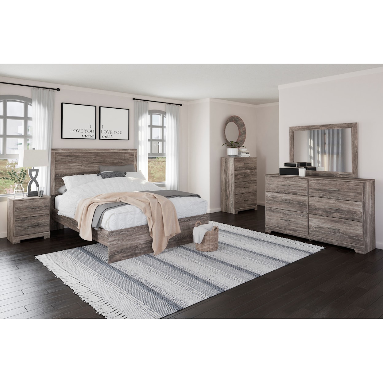 Michael Alan Select Ralinksi Dresser & Bedroom Mirror