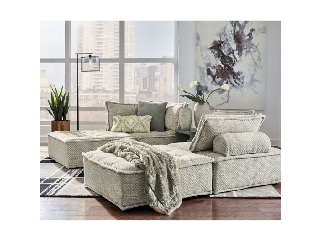 Signature Design by Ashley Bales A3000244 Modular Floor Accent Chair