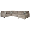 Signature Design by Ashley Ballinasloe 3 Piece Sectional with Chaise