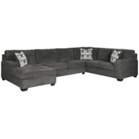 Contemporary 3-Piece Sectional with Chaise