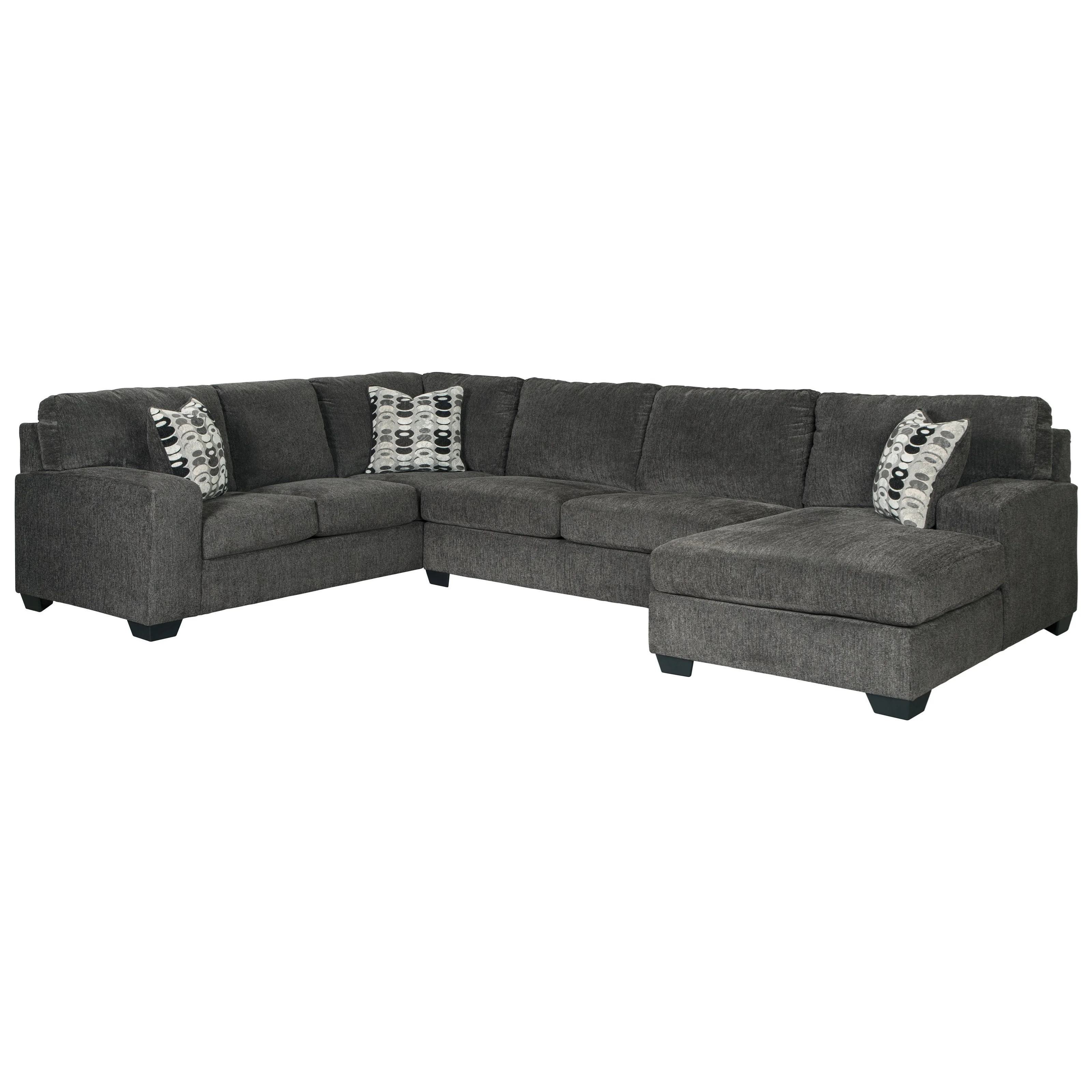 Signature Design by Ashley Ballinasloe 80703S2 Contemporary 3Piece Sectional with Chaise