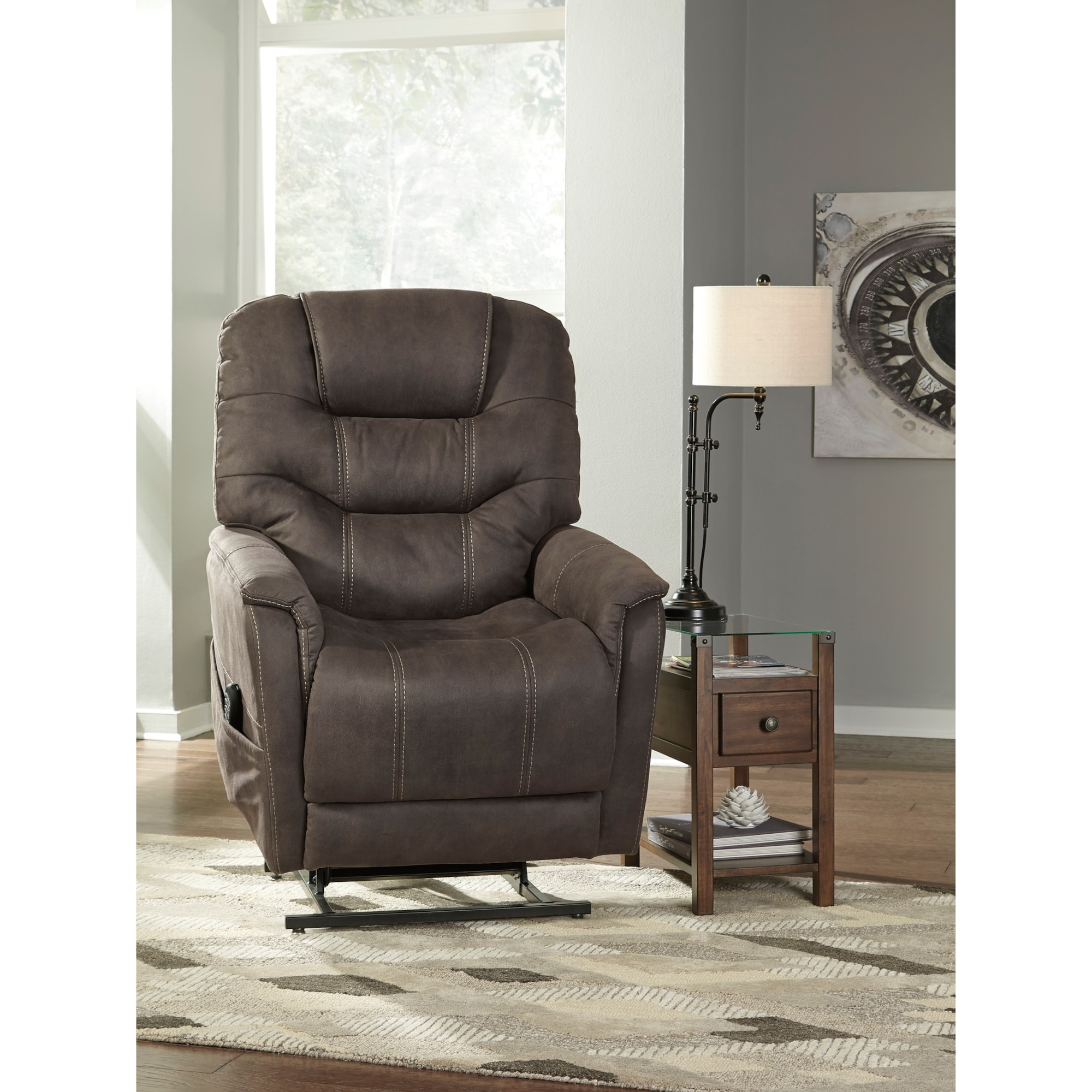 Signature Design by Ashley Ballister ASHL2160412 Power Lift Recliner with Power Adjustable