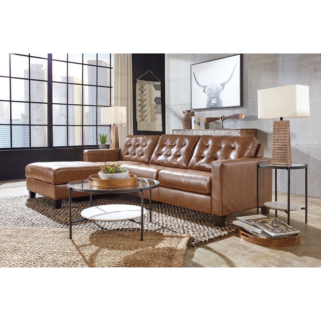 Ashley Furniture Signature Design Baskove 2-Piece Sectional