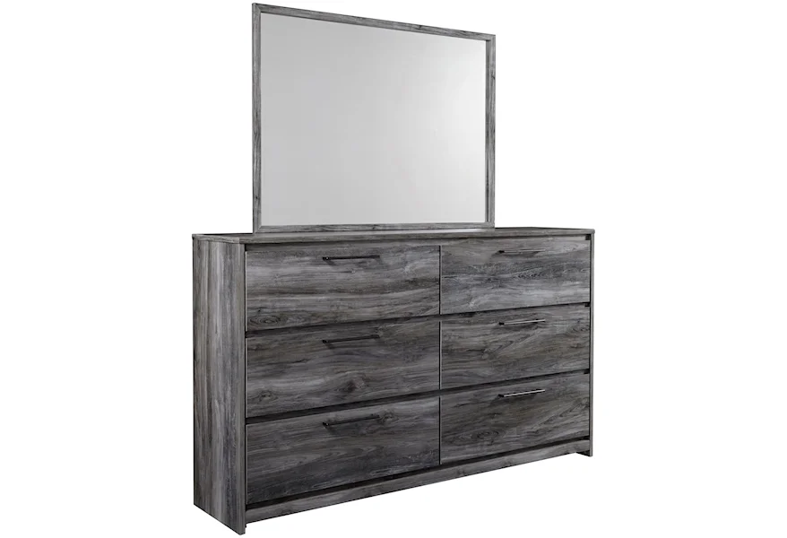 Baystorm Dresser & Mirror by Signature Design by Ashley at HomeWorld Furniture