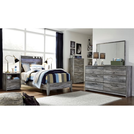 Twin Panel Bed
