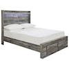 Signature Design by Ashley Baystorm Full Panel Bed with Storage Footboard