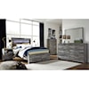Signature Design Baystorm Full Panel Bed with Storage Footboard