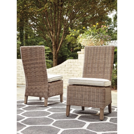 Set of 2 Side Chairs with Cushion