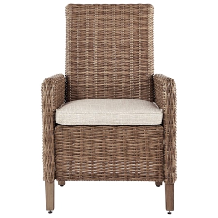 Set of 2 Arm Chairs with Cushion