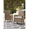 Ashley Furniture Signature Design Beachcroft Set of 2 Arm Chairs with Cushion