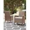 Signature Beachcroft Set of 2 Arm Chairs with Cushion