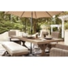 Ashley Furniture Signature Design Beachcroft 6 Piece Outdoor Dining Set