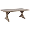 Ashley Signature Design Beachcroft Rectangular Dining Table w/ Umbrella Option