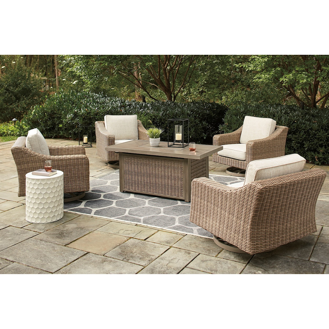 Belfort Select Bethany Outdoor Fire Pit Set
