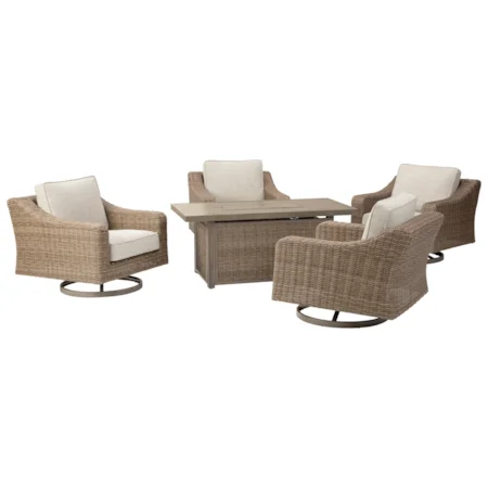 Outdoor Fire Pit Set