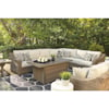 Ashley Signature Design Beachcroft Rectangular Fire Pit Table