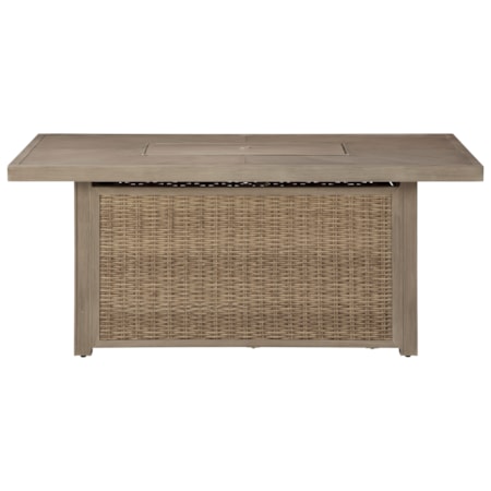 Rectangular Fire Pit Table