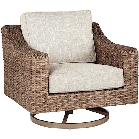 Swivel Lounge Chair with Cushion