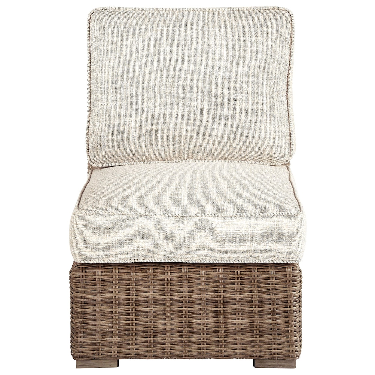 Ashley Signature Design Beachcroft Armless Chair with Cushion