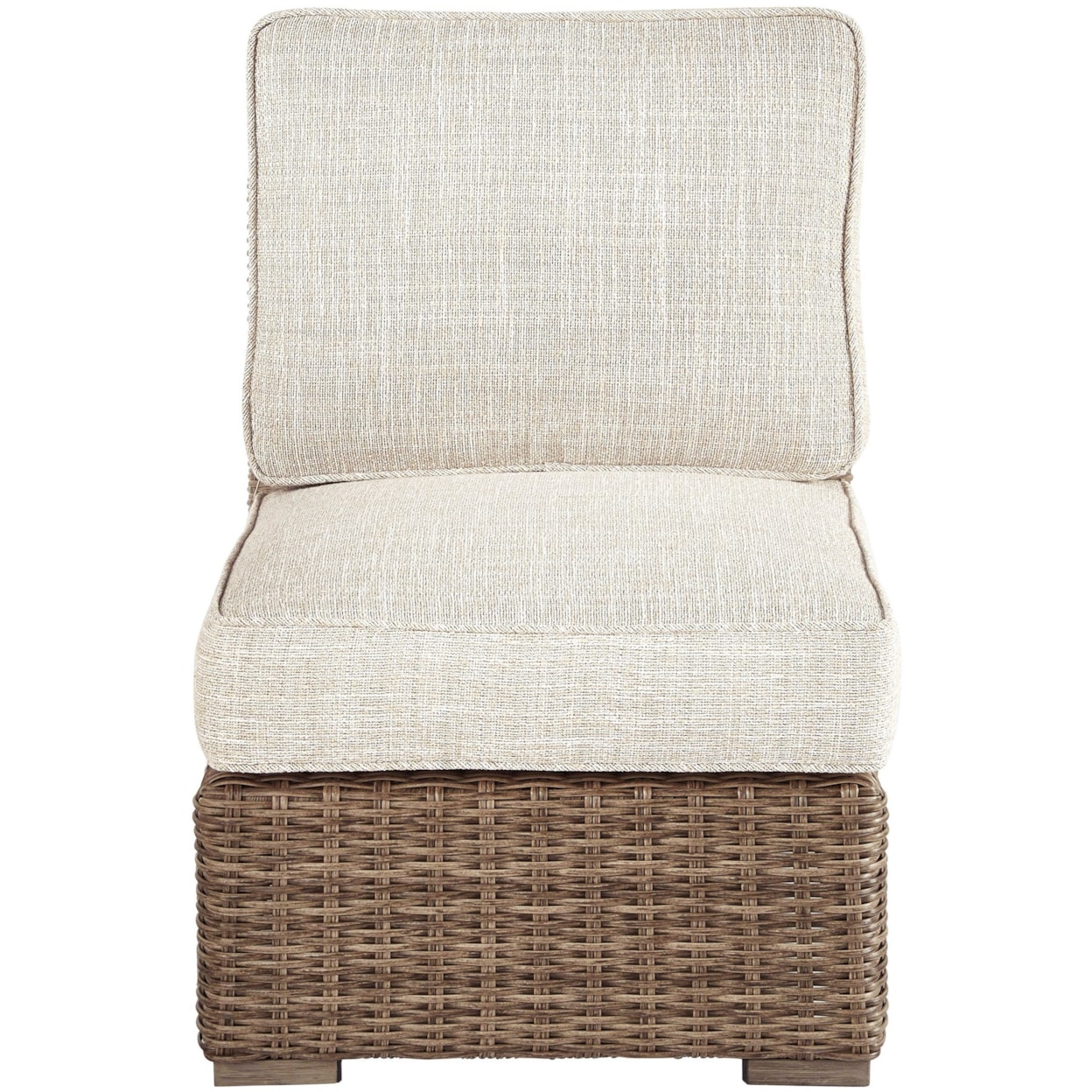 Ashley Furniture Signature Design Beachcroft Armless Chair with Cushion