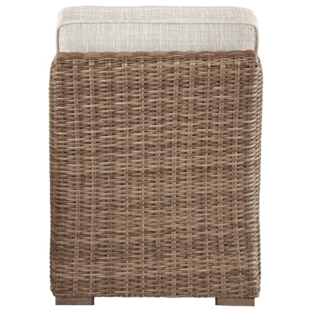 Armless Chair with Cushion