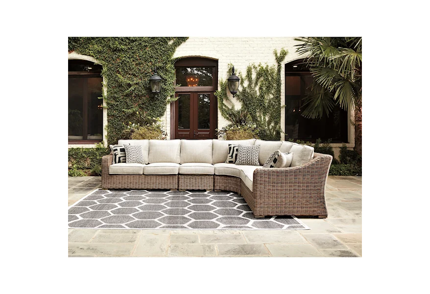 Beachcroft 4 Piece Sectional by Signature Design by Ashley at VanDrie Home Furnishings