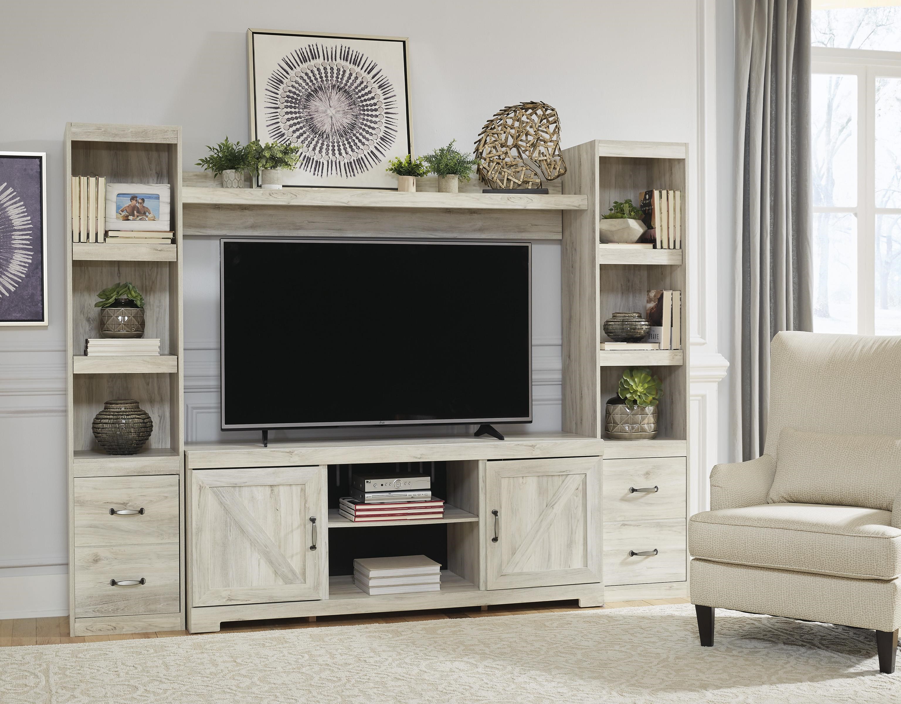 Whitewash tv sale cabinet