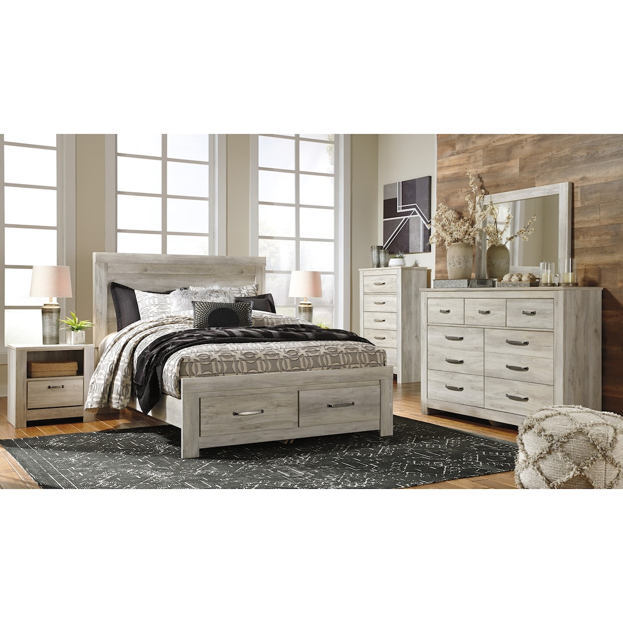 Signature Design by Ashley Bellaby 7pc Queen Bedroom Group