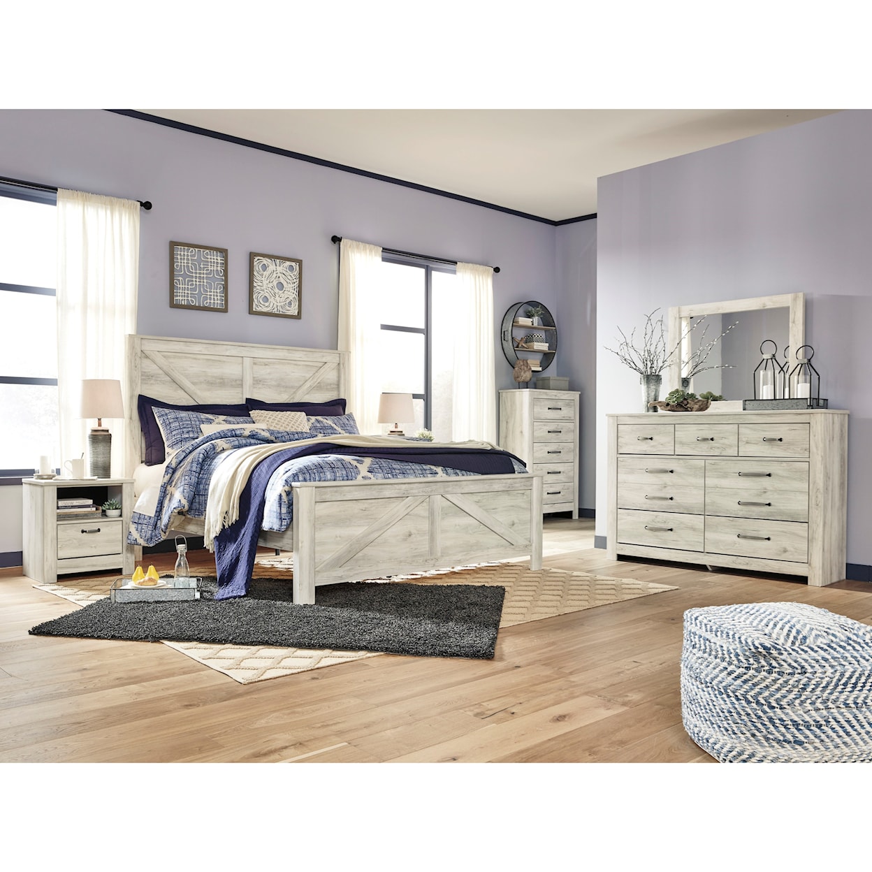 Ashley Furniture Signature Design Bellaby King Panel Bed