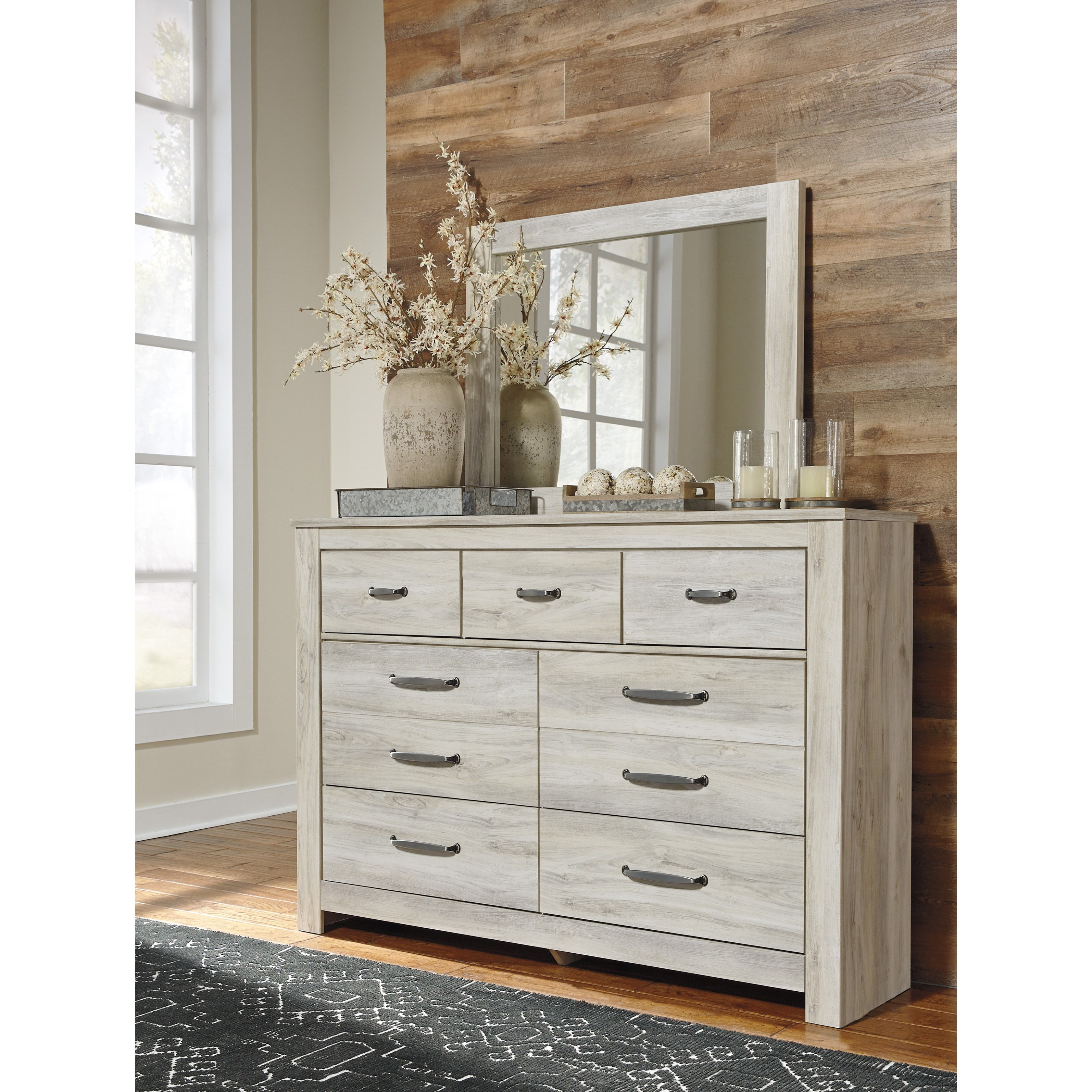 Signature Design by Ashley Bellaby B331B1 Casual Dresser and Mirror Set