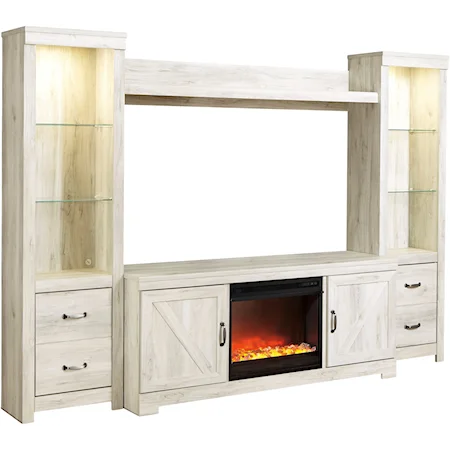 Wall Unit with Fireplace