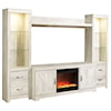 Benchcraft Bellaby Wall Unit with Fireplace