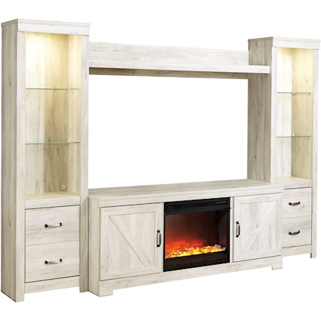 Wall Unit with Fireplace