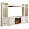 Signature Design by Ashley Furniture Bellaby Wall Unit with Fireplace