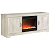 Signature Design Bellaby Large TV Stand with Fireplace